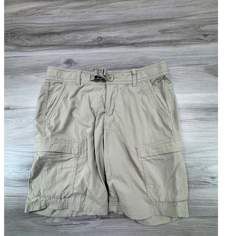 REI Co-op Sahara Khaki Tan Cargo Hiking‎ Shorts Womens Size 4 Relaxed Fit